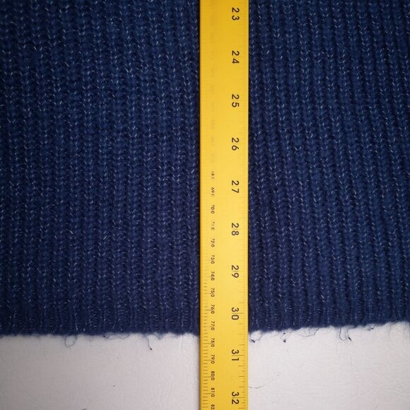 Cleo Ladies Size Medium Straight Fit Royal Blue Open Cardigan - Picture 9 of 9